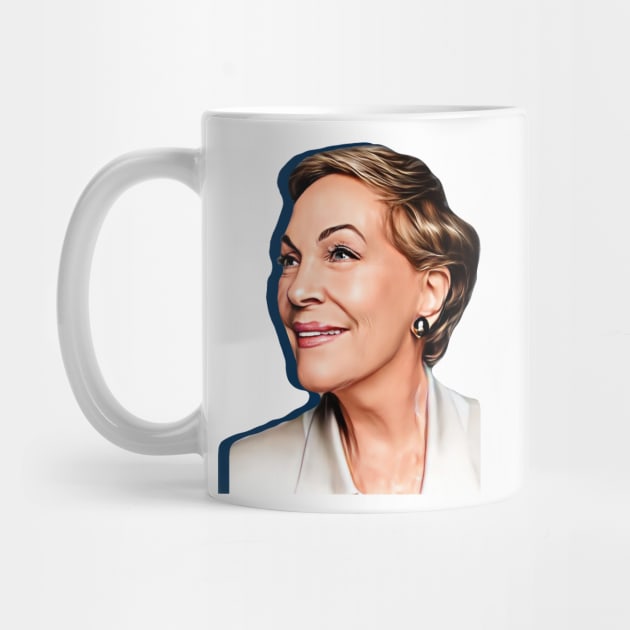 Julie Andrews Smiling Blue by baranskini